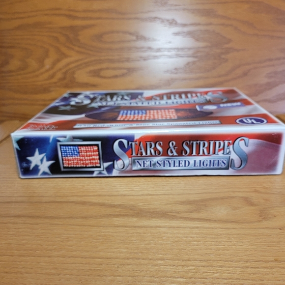 Stars and Stripes Patriotic American Flag Net Styled String Light 3x5 ft - Picture 7 of 11